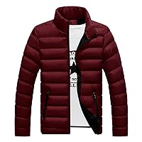 Men's Winter Jacket With Hood Full Zip Jackets Shirt Plaid Cotton Hoodies Soft Warm Coat for Men with Hood