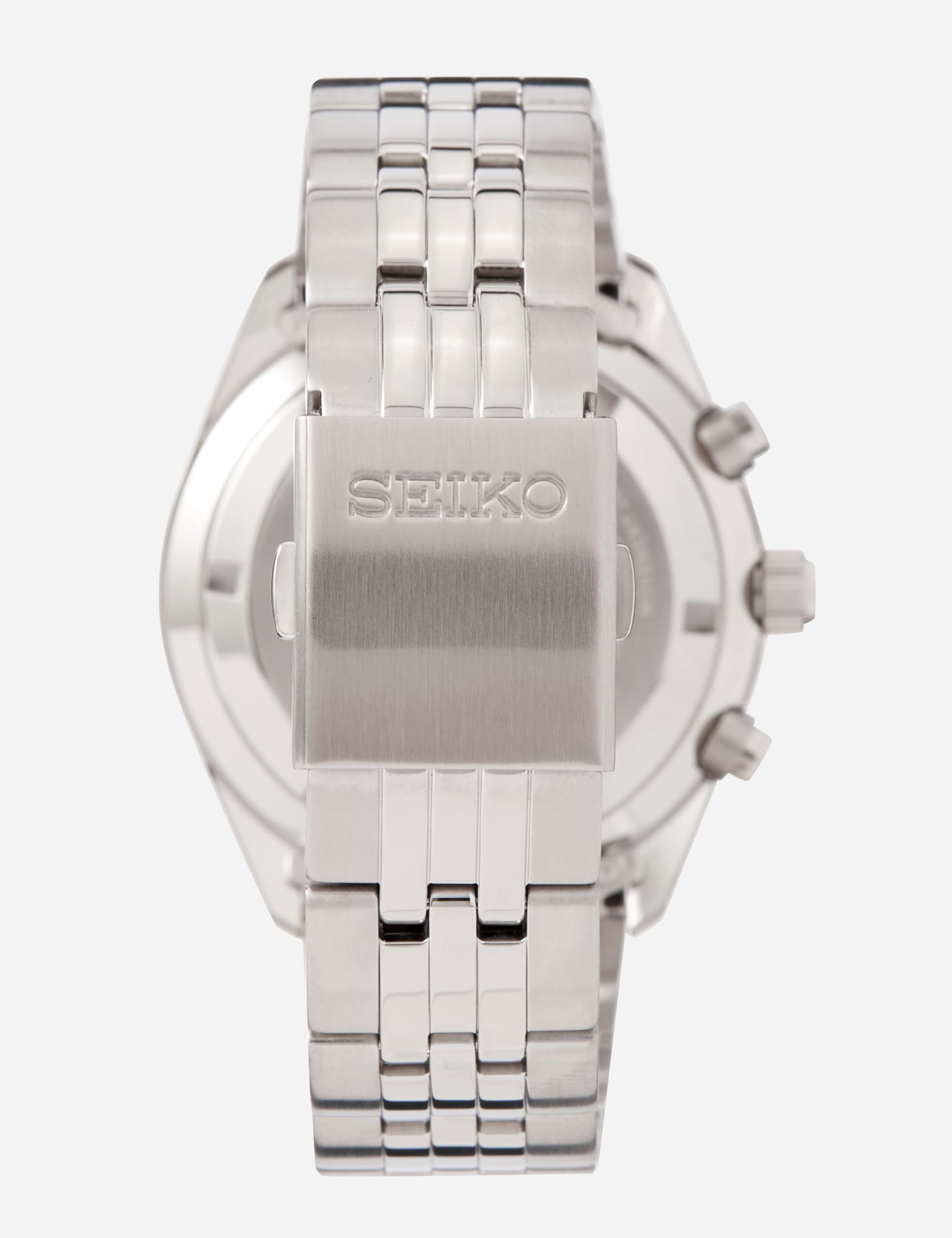 Seiko Herren Analog Quarz Uhr mit Edelstahl Armband SSB425P1