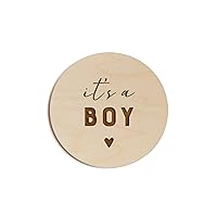 It's a Boy Newborn Baby Boy Announcement, Nursery Sign, Cute Nursery Decor, Baby Shower, Modern, Wooden Plaque, Birth Prop, New Mom Gift
