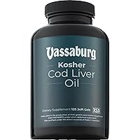 Kosher Cod Liver Oil Softgels - 120 Softgels