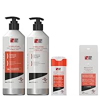 DS Laboratories Revita Shampoo and Conditioner Set & Revita Hair Styling Gel - Hair Thickening Shampoo & Conditioner & Hair Gel for Men & Women, Hair Thickening Products for Men & Women