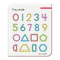 Playskool Magnatab — Numbers and Shapes — Magnetic Board Toy Letter Tracing for Toddlers Learning and Sensory Drawing — for Kids Ages 3 and Up