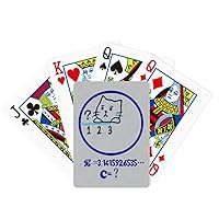 Circle Math Problem Cat Illustration Poker Playing Magic Card Fun Board Game