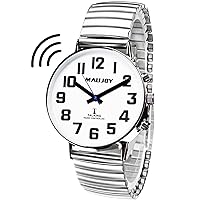 MAUJOY Talking Ladies Watch Speaks Time, Date or Alarm Time for Elderly People or People with Limited Vision or Blindness Visual Poor Digital Everyday Aid, Style 10, Classic