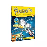 Pandasaurus Games Robots, Card Game - Game of Time and Speed - How Far will the Robot Move in 4 Seconds - Depends on How Fast It is Going, Collaborate without Talking, Ages 8 and Up, 2-6 Players
