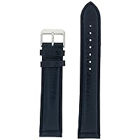Techswiss 20mm XL Extra Long Watch Band Navy Blue Replacement Watch Strap