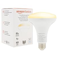 Smart BR30 LED Light Bulb, 2.4 GHz Wi-Fi, 9W (Equivalent 60W), E26 Standard Base, Works and Dims with Alexa Only, Soft White 2700K, 15,000 Hour Lifetime, 1-Pack