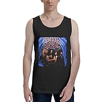 Morbid Angel Tank Top Mens Summer Round Neckline Vest Cotton Fashion Sleeveless Shirts Black