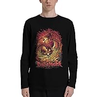 Rock Band T Shirts The Black Dahlia Murder Boy's Cotton Crew Neck Tee Long Sleeve T-Shirt Black