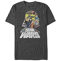 STAR WARS Men's Comic Relief Graphic T-Shirt