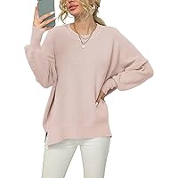 Free People Dupes Oversized Sweaters for Women Knit Light Weight Pullover Sweater Cute Sweaters