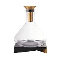 Wine Decanter with Sediment Strainer and Aerator, Enhance Flavor and Clarity