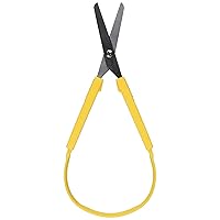 School Smart Loop Scissors, 8 Inches, Yellow,84838