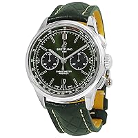 Breitling Premier Bentley Chronograph Automatic Chronometer Green Dial Men's Watch AB0118A11L1X1