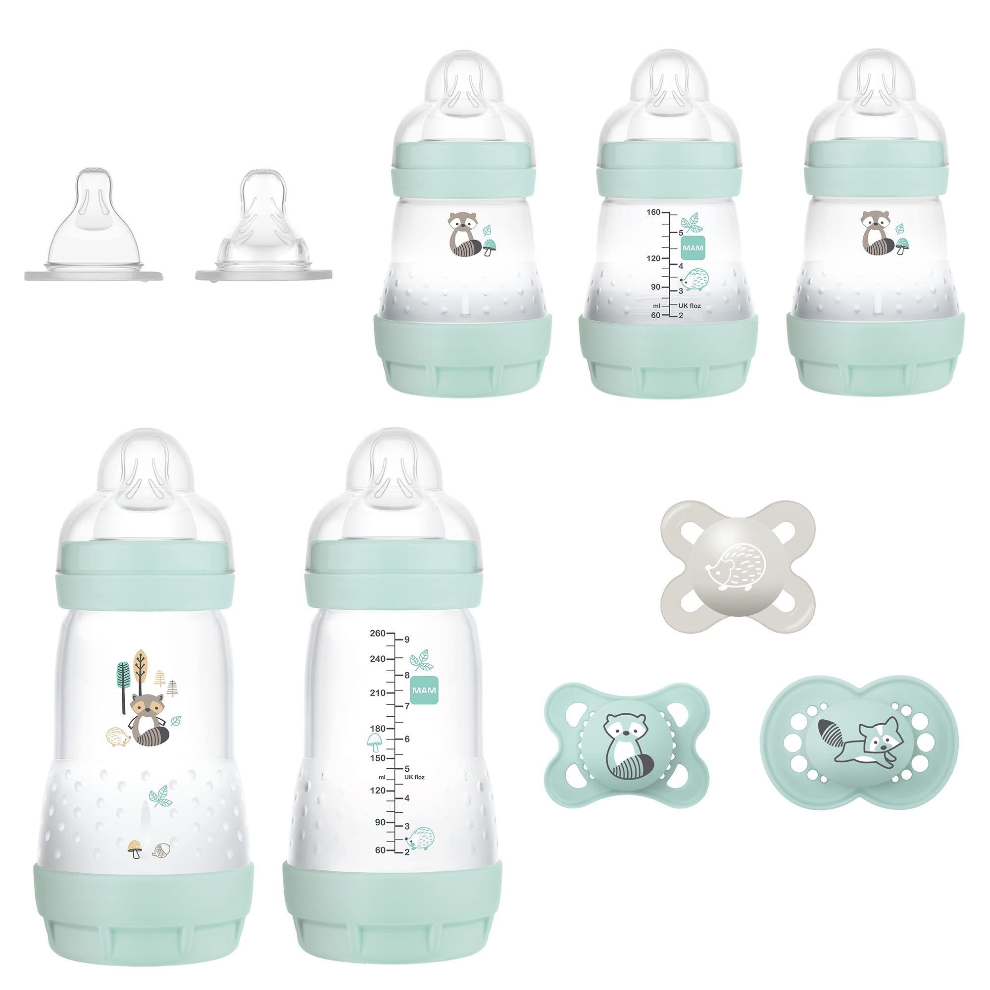 MAM Matte Essentials Gift Set, 10-Piece, Newborn, Boy