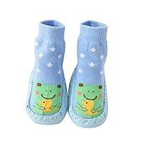 Baby Shoes Children Todller Shoes Autumn Winter Boys Girls Floor Sports Shoes Socks Shoes Flat House Shoes B
