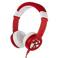 Tonies Foldable Wired Headphones for Kids - Red [Discontinued]