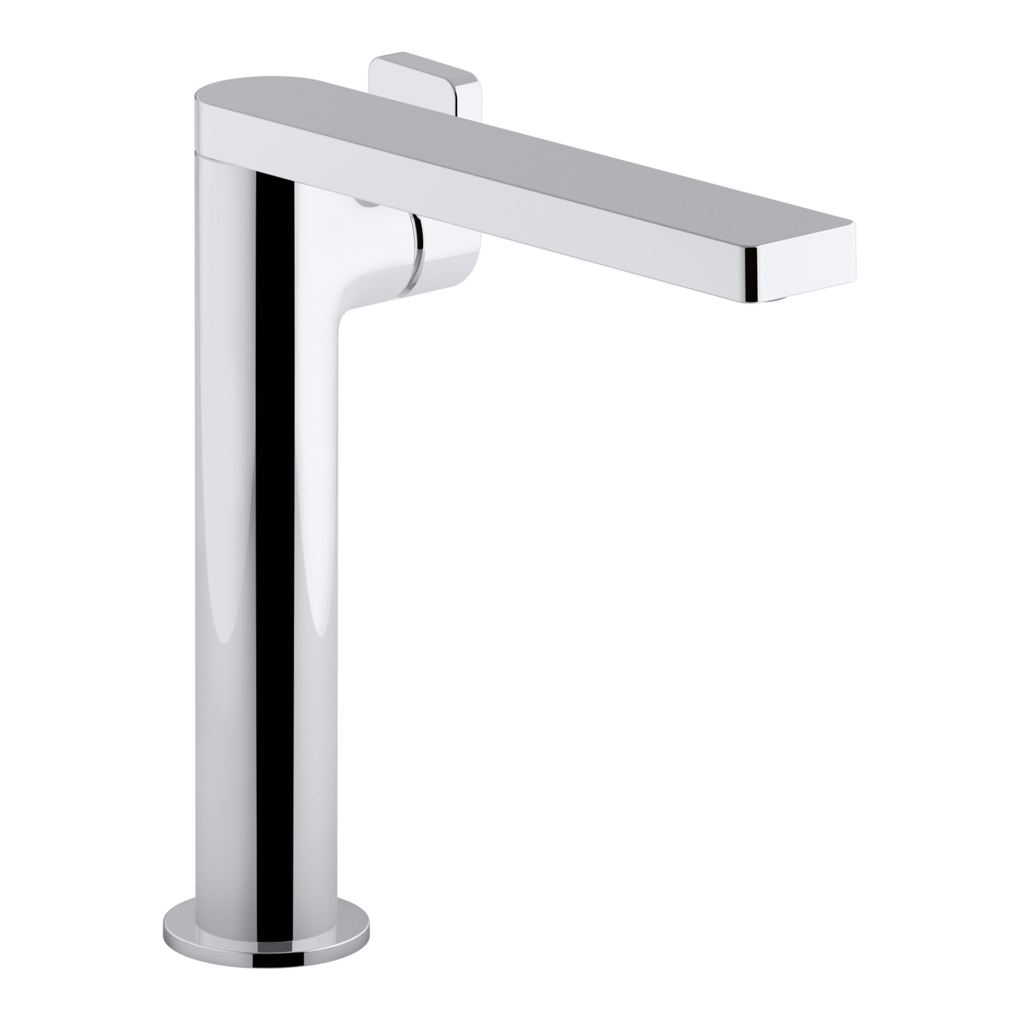 Kohler K-73168-4-CP 73168-4-CP Composed Tall Single Bathroom Sink Faucet with Lever Handle, Polished Chrome