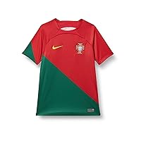 Nike 2022-2023 Portugal Home Football Soccer T-Shirt Jersey (Kids)