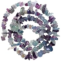 5-8mm Irregular Chip Stones Beads, Natural Stone Gravel Gemstone Beads Healing Crystal Beads for DIY Crafts Jewelry Making, 1 Strand About 15 Inch