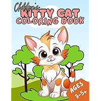 Children's Kitten Coloring Book: 20 Cute and Easy Designs to Boost Creativity and Increase Motor Skill Development in Kids (Children's Coloring Books)