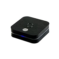 GE Bluetooth Audio Receiver, Supports A2DP, Sbc, Fcc Certified, Micro USB Charging Cord, 3.5mm Audio Cable, 3.5mm to RCA Adapter, Pair with Smartphone, Tablet, Laptop, Black, 33625