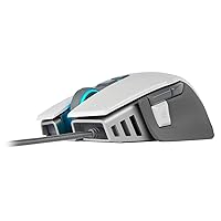 CORSAIR M65 ELITE RGB - FPS Gaming Mouse - 18,000 DPI Optical Sensor - Adjustable DPI Sniper Button - Tunable Weights -  White (Renewed)