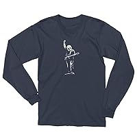 Jerry Garcia Tribute T-Shirt Shakedown Long Sleeve Tee (Large) Navy