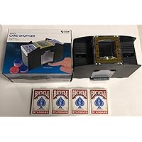 4 Deck Shuffler with 4 Bicycle 808 Playing Cards
