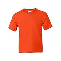5.5 oz, 50/50 T-Shirt (G800B) Orange, M (Pack of 12)