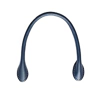 NBK MKT23-N Slim Genuine Leather Handle, Navy, Approx. 14.2 inches (36 cm), Pack of 2