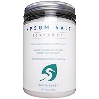 Epsom Salt, Lavender, 2.5 Pound