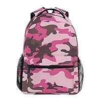 ALAZA Camo Camouflage Large Backpack Personalized Laptop iPad Tablet Travel School Bag with Multiple Pockets