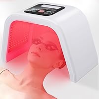 Red Light Therapy for Face, 7 Color LED Face Mask Neck Body SPA Skin Care Equipment at Home Use