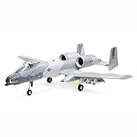 E-flite RC Airplane A-10 Thunderbolt II Twin 64mm EDF BNF Basic Transmitter Battery and Charger Not Included with AS3X and Safe Select EFL011500