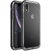 LifeProof Next Series Case for iPhone XR (Only) - Retail Packaging - Black Crystal (Clear/Black)