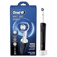 Pro 500 Electric Toothbrush with (1) Brush Head, Rechargeable, Black