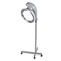 Infrared Heater Hair Dryer Hood Styling Rotating All Around Hood Height Adjustable Temperature Professional Salon Rolling Wheels Grey