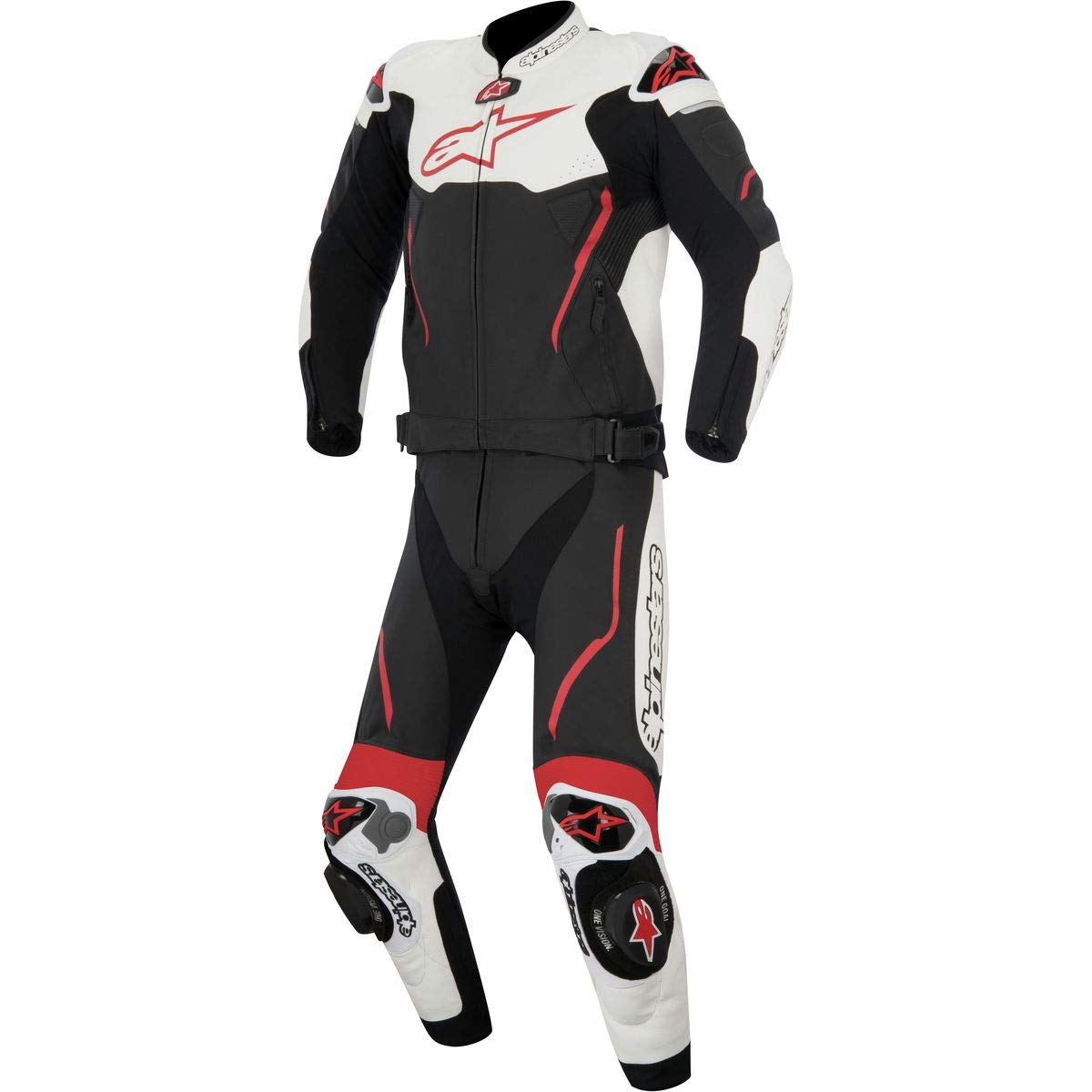 Alpinestars Men's 3466515-123-54 Suit (Black/White/Red, Size 54)