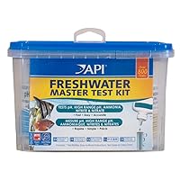 FRESHWATER MASTER TEST KIT 800-Test Freshwater Aquarium Water Master Test Kit, White, Single, Multi-colored