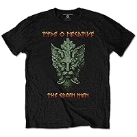 Type O Negative T Shirt Green Man Band Logo Official Mens Black Size XXL