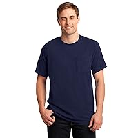 Jerzees Big Mens 50/50 Cotton/Poly Pocket T-Shirt