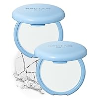 THESAEM Saemmul Perfect Pore Pact - Sebum Control Makeup Pressed Powder Pact, Pore Minimization, Plant-Based Setting Finishing Powder to Absorb Sweat and Prevent Clumps, with Mirror & Puff 12g, 2 Pack