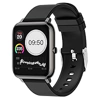 HANDA Smart Watch for Men Women, Sport Fitness Tracker Full Touch Screen Smartwatch Fitness Watch With Heart Rate Blood Pressure Sleep Monitor Pedometer Message Notification Bluetooth IP67 Waterproof Activity Tracker for Android IOS