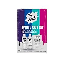 Bleach & Toner Kit, White Out Kit Pre Color Hair Bleach Kit