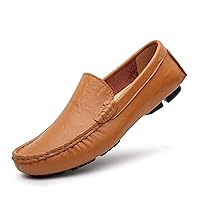 Oxford Shoes for Men Men Leather Shoes Cow Casual Slip On Driving Soft Moccasin Man