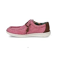JUSTIN Women's Hazer Pink Lace Up Casual Shoe