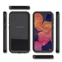 Case for Samsung Galaxy A10e Case IP68 Waterproof Shockproof DustProof Full Case Cover (Black b Style)