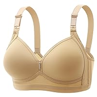 Women Fashion Casual Breathable Tube Top Bra Underwear Without Steel Ring Gathering and Adjusting Bro Medium Bra