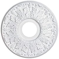 Westinghouse Lighting 7702800 15-1/2-Inch Victorian White Finish Ceiling Medallion